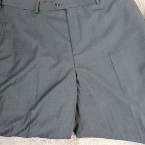 Crofton & Barrow Gray Slacks Wrinkly Resistant